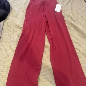 lululemon groove wide leg high rise pants
